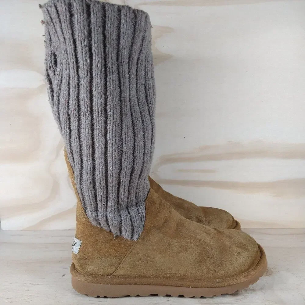 UGG Australia - ''Cambridge'' - Boots - Brown/Gray - Women's - 7 - S/N 1003175